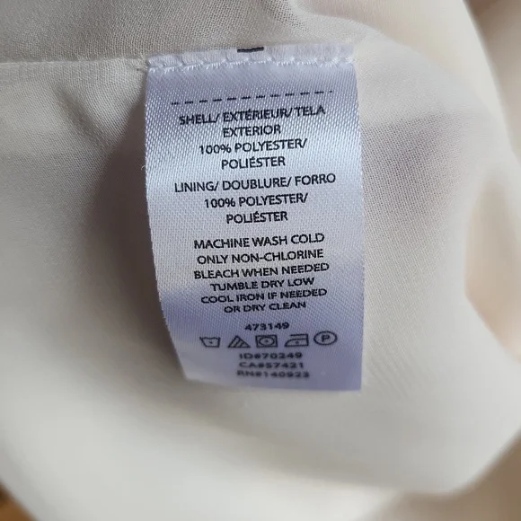 LOFT, Closed, Officewear, Workwear, thin straps, V-neckline, button closure Top - Picture 7 of 10